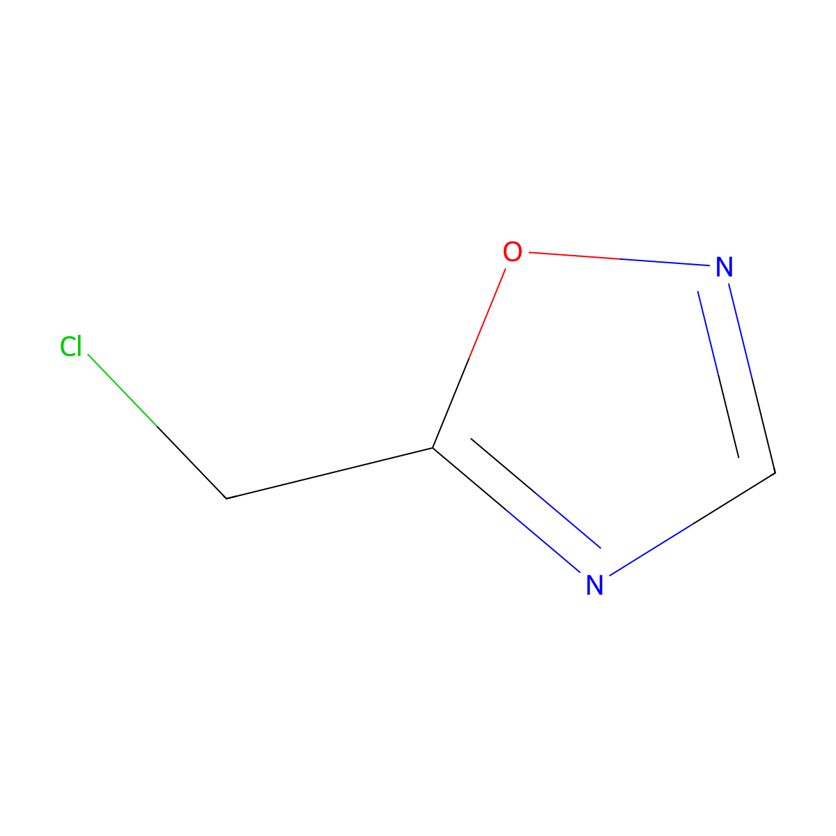 5-(Chloromethyl)-1,2,4-oxadiazole molecular structure, CAS 69146-79-8