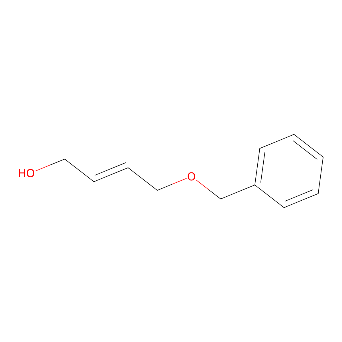 2-Buten-1-ol, 4-(phenylmethoxy)-, (E)- molecular structure, CAS 69152-88-1