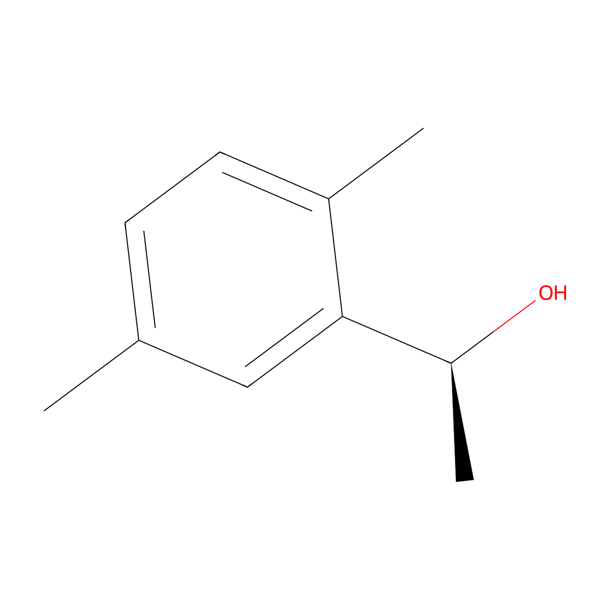 (1S)-1-(2,5-dimethylphenyl)ethan-1-ol molecular structure, CAS 691881-94-4