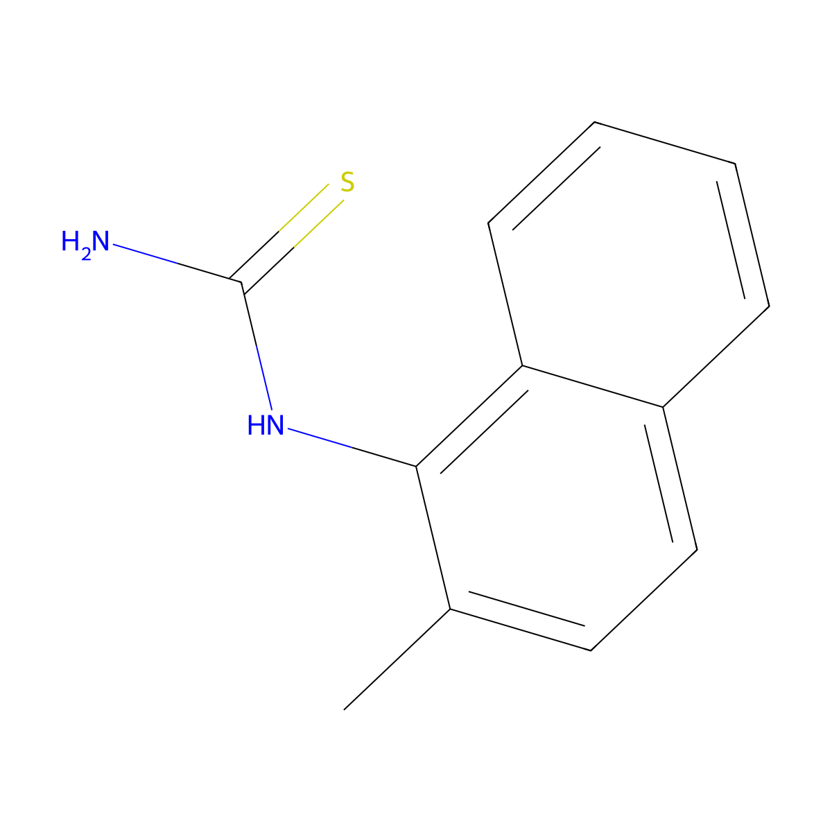 (2-Methylnaphthalen-1-yl)thiourea molecular structure, CAS 691891-05-1