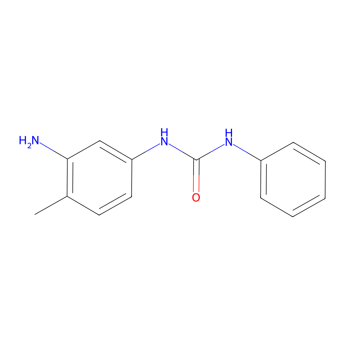 3-(3-Amino-4-methylphenyl)-1-phenylurea molecular structure, CAS 691897-50-4