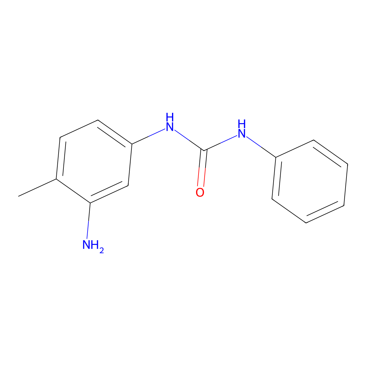 3-(3-Amino-4-methylphenyl)-1-phenylurea molecular structure, CAS 691897-50-4