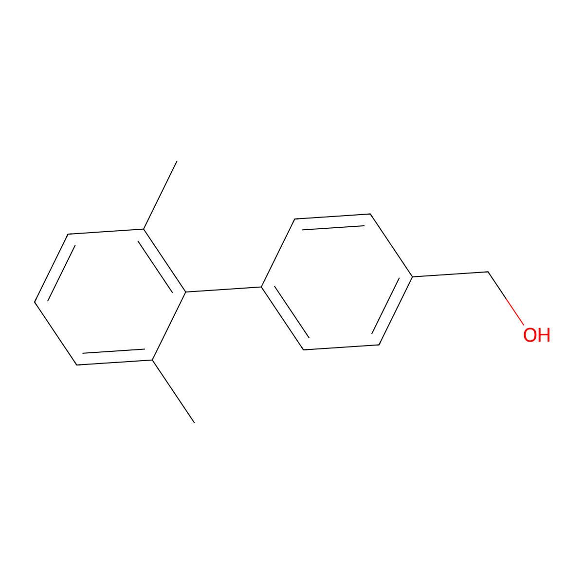 4-(2,6-Dimethylphenyl)benzyl alcohol molecular structure, CAS 691905-02-9