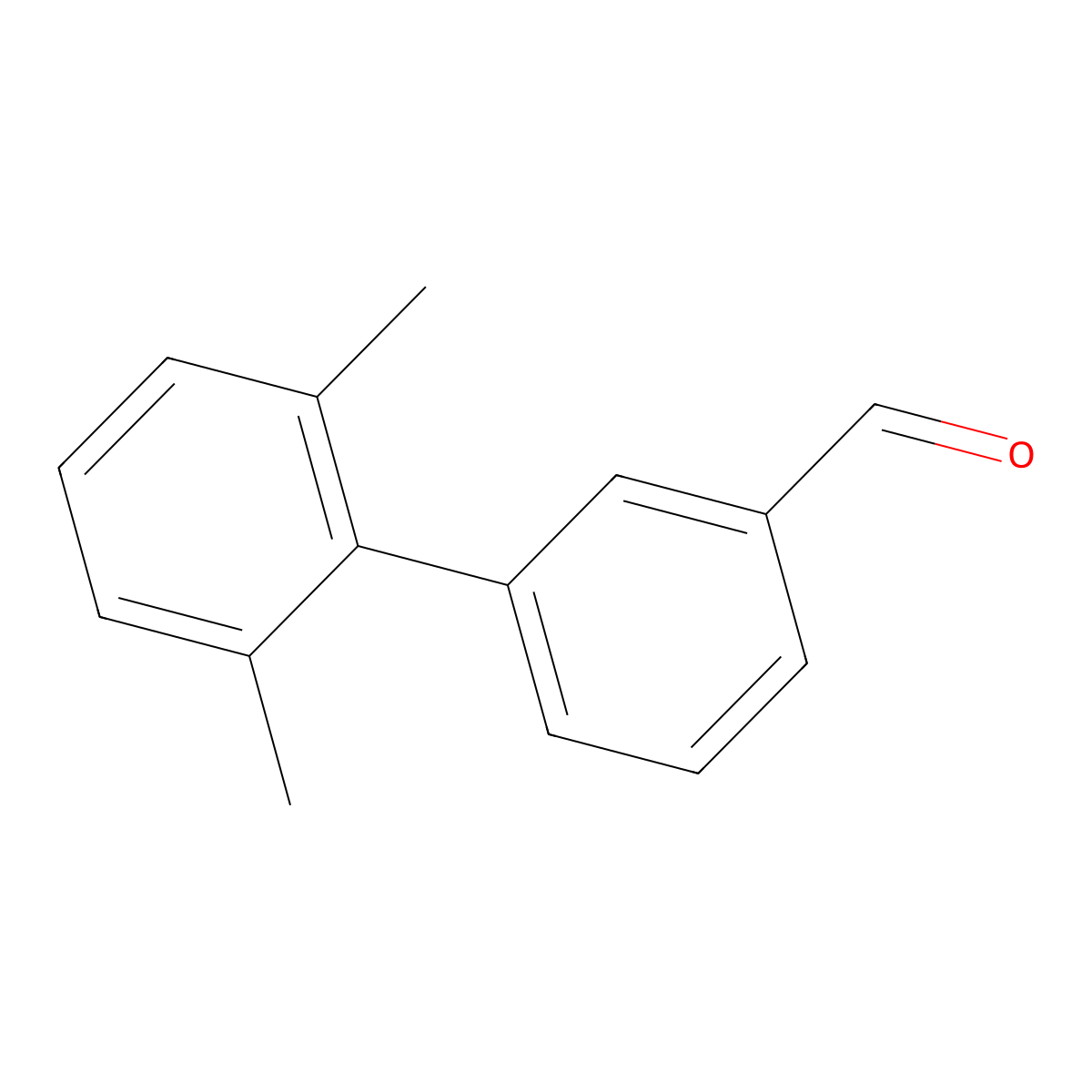2',6'-Dimethylbiphenyl-3-carbaldehyde molecular structure, CAS 691905-26-7