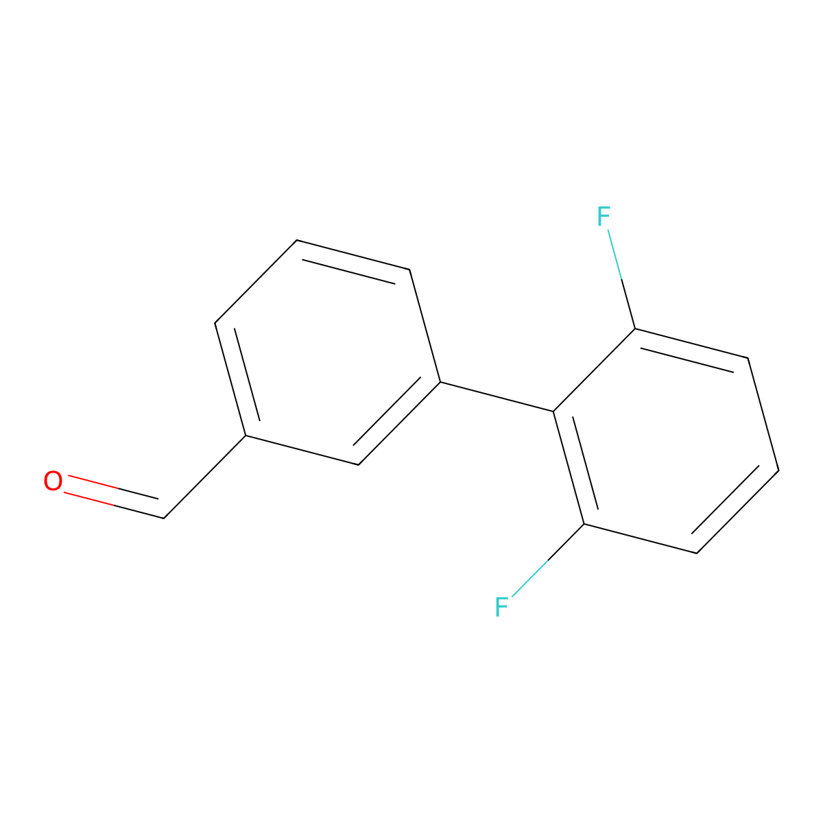 3-(2,6-Difluorophenyl)benzaldehyde molecular structure, CAS 691905-33-6