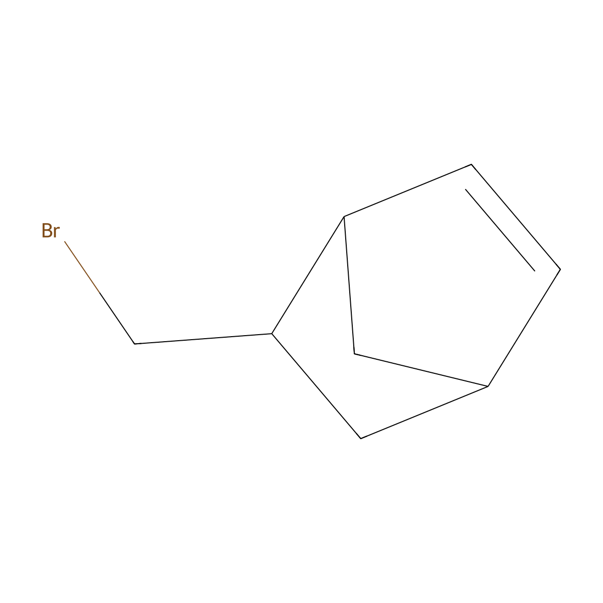 rac-(1R,4R,5S)-5-(bromomethyl)bicyclo[2.2.1]hept-2-ene molecular structure, CAS 69195-33-1