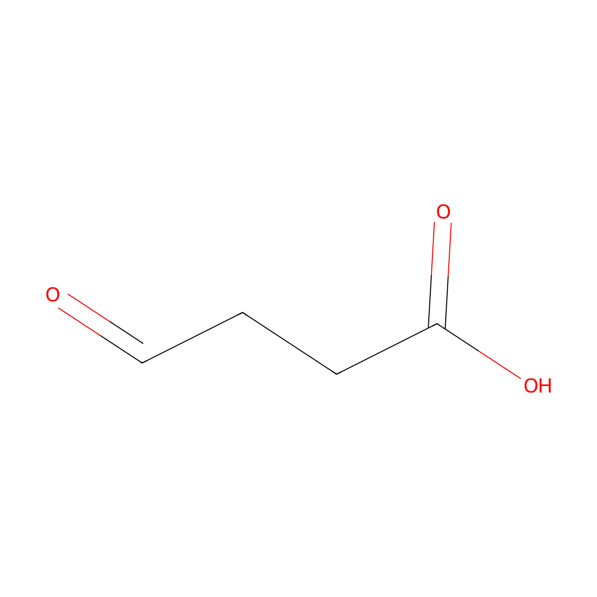 4-Oxobutanoic acid molecular structure, CAS 692-29-5