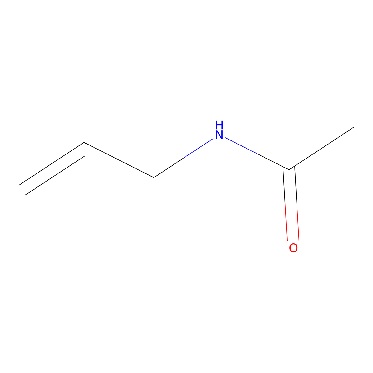N-Allylacetamide molecular structure, CAS 692-33-1