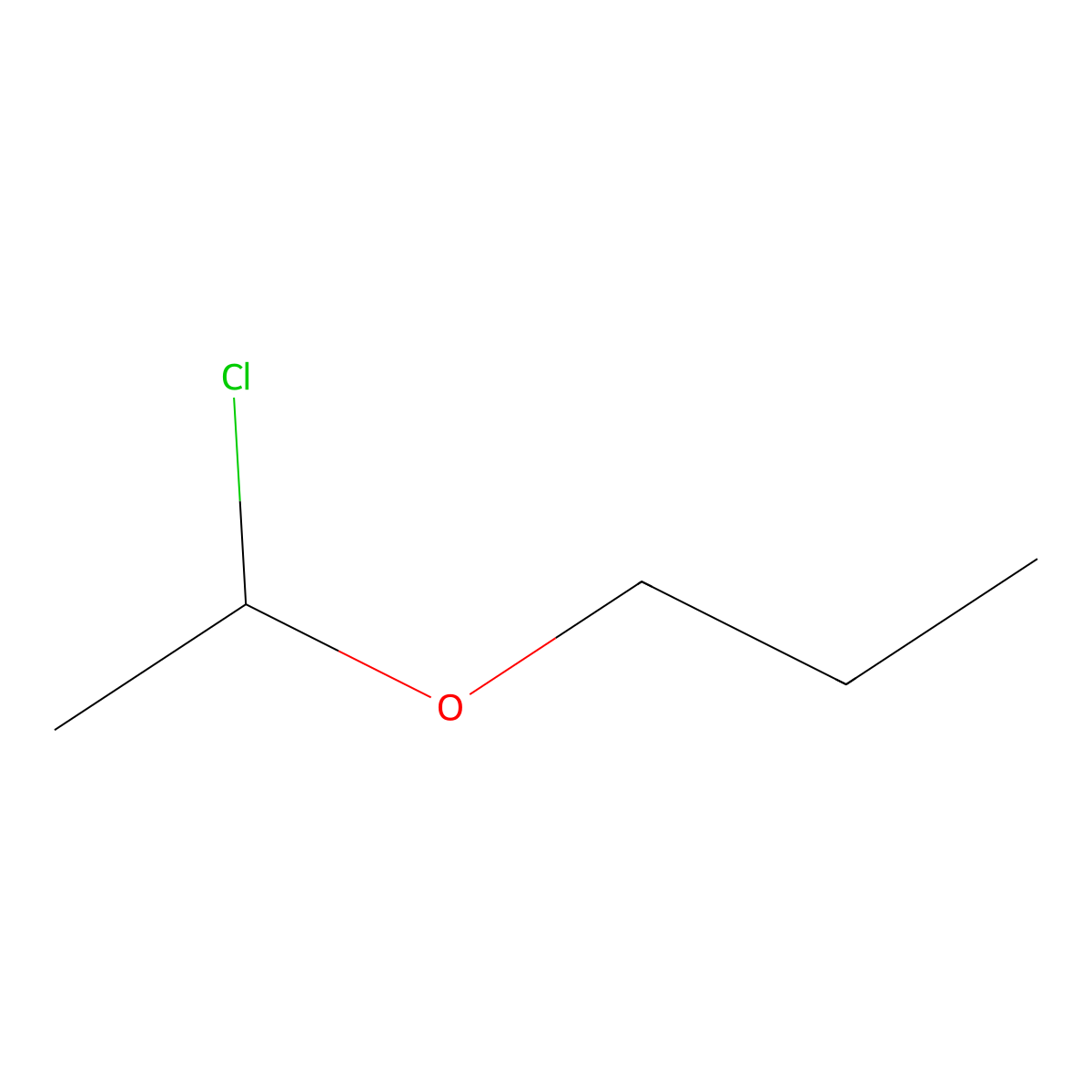 1-(1-Chloroethoxy)propane molecular structure, CAS 692-35-3
