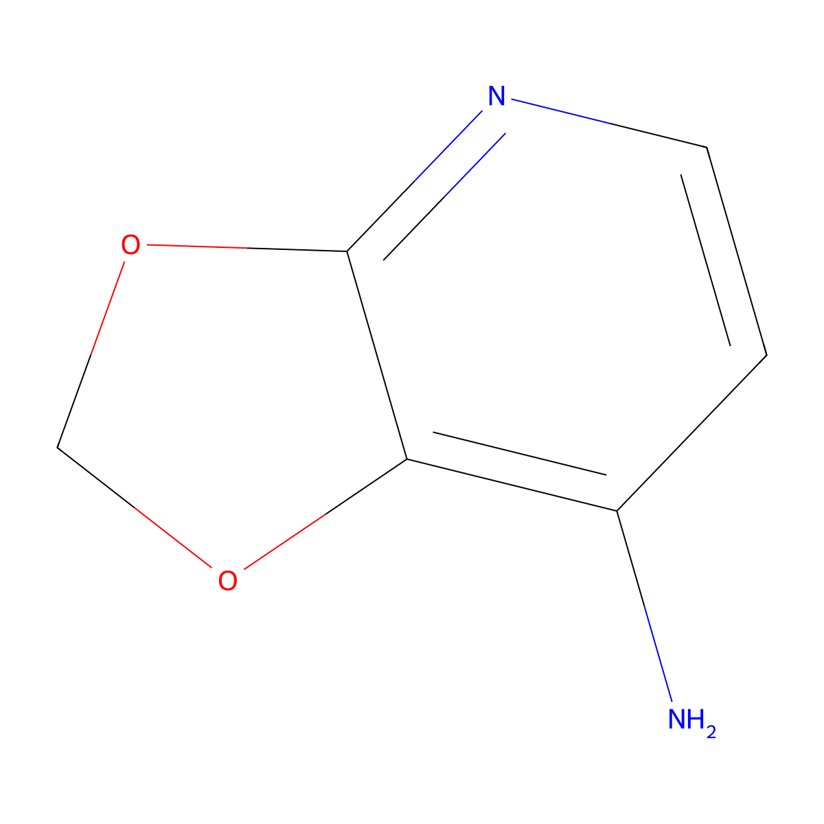 [1,3]Dioxolo[4,5-b]pyridin-7-amine molecular structure, CAS 692061-13-5