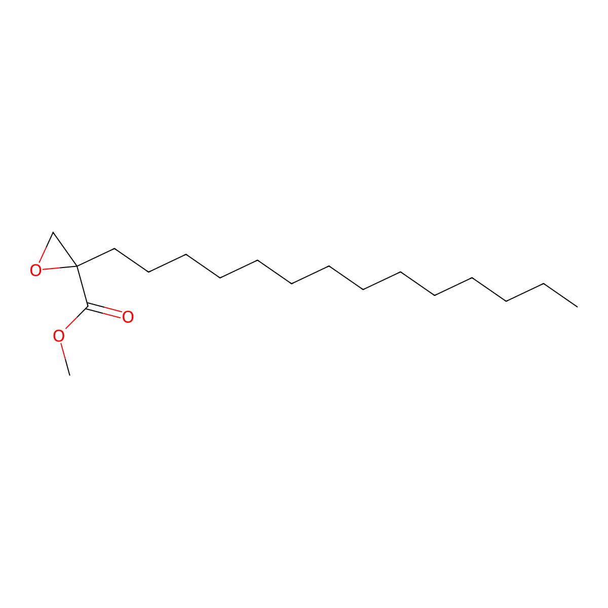 Methyl Palmoxirate molecular structure, CAS 69207-52-9