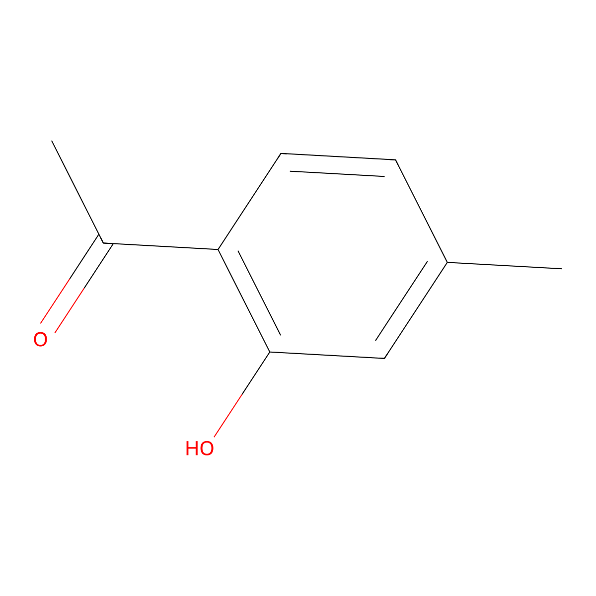 2'-Hydroxy-4'-methylacetophenone molecular structure, CAS 6921-64-8