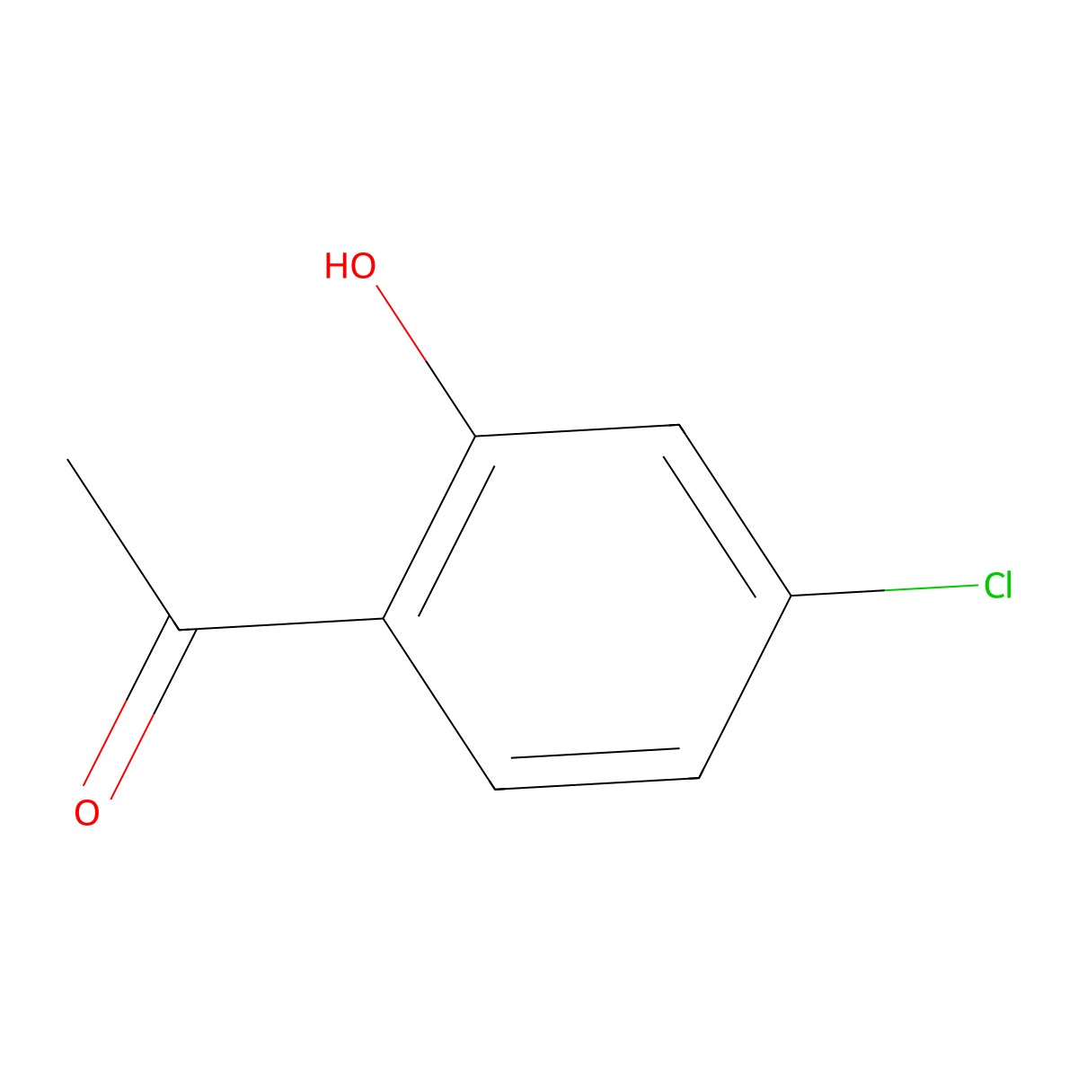1-(4-Chloro-2-hydroxyphenyl)ethanone molecular structure, CAS 6921-66-0