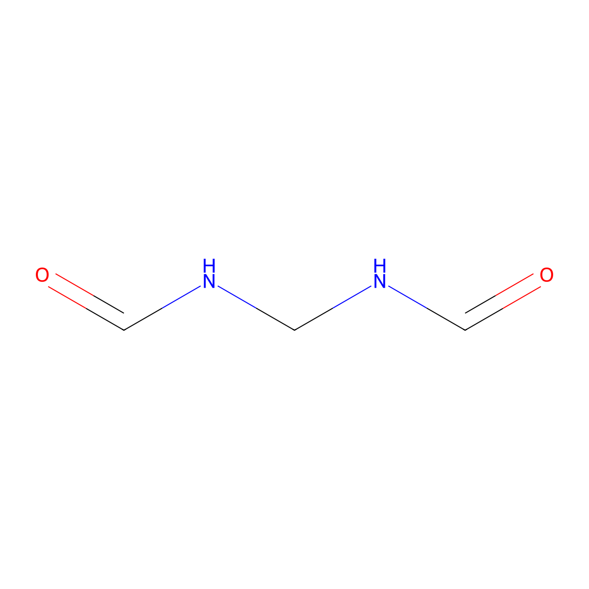 Formamide, N,N'-methylenebis- molecular structure, CAS 6921-98-8