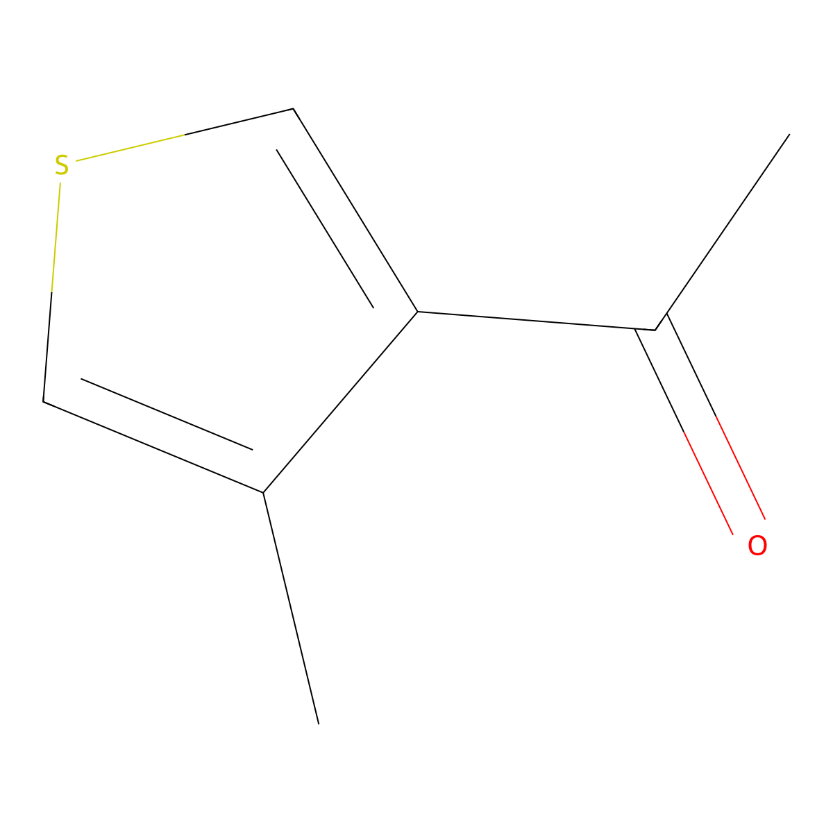 1-(4-Methylthiophen-3-yl)ethan-1-one molecular structure, CAS 69213-94-1