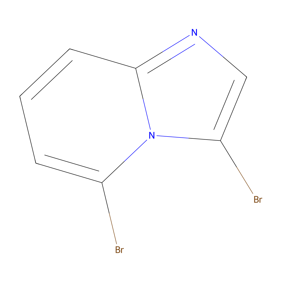3,5-Dibromoimidazo[1,2-a]pyridine molecular structure, CAS 69214-12-6