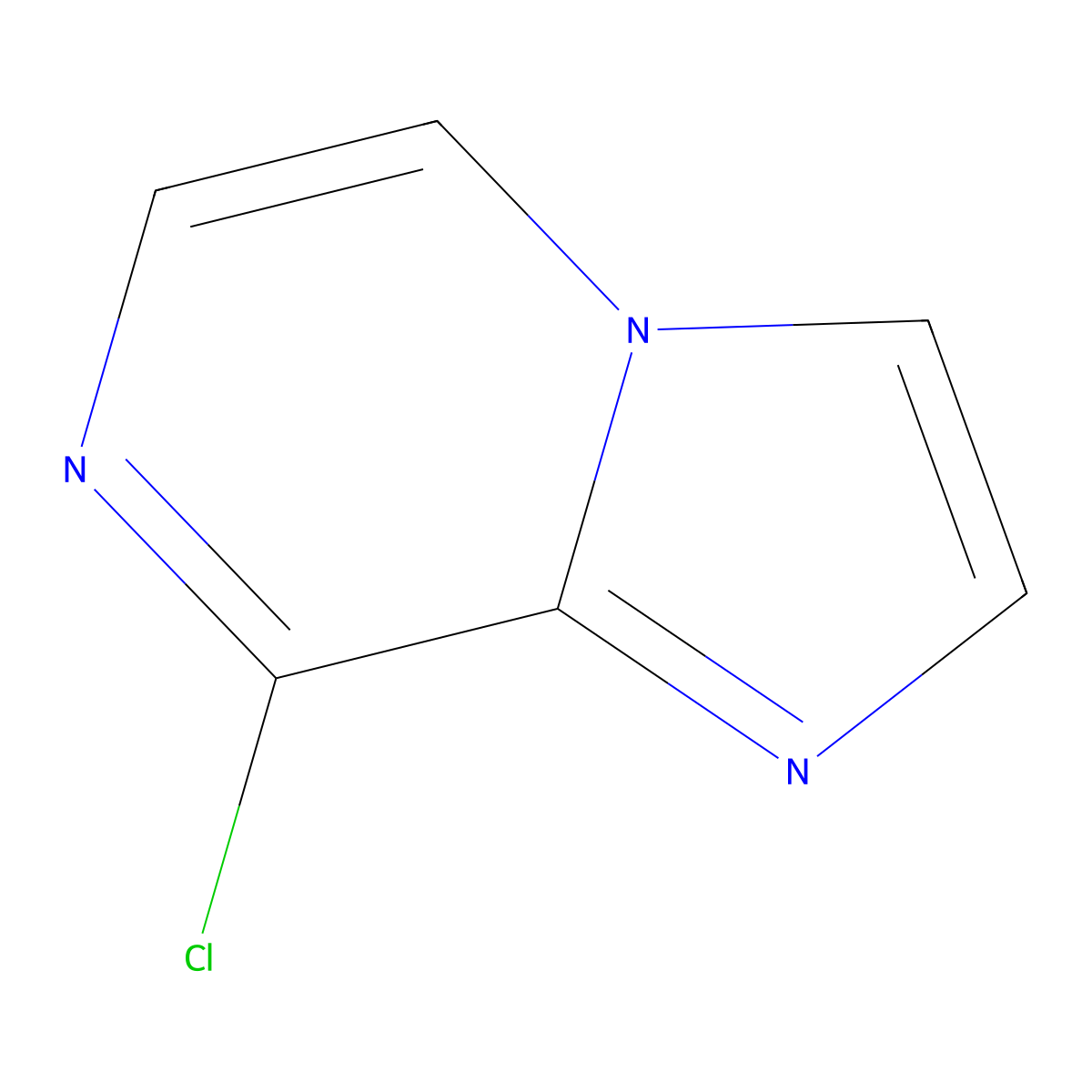 8-Chloroimidazo[1,2-a]pyrazine molecular structure, CAS 69214-33-1