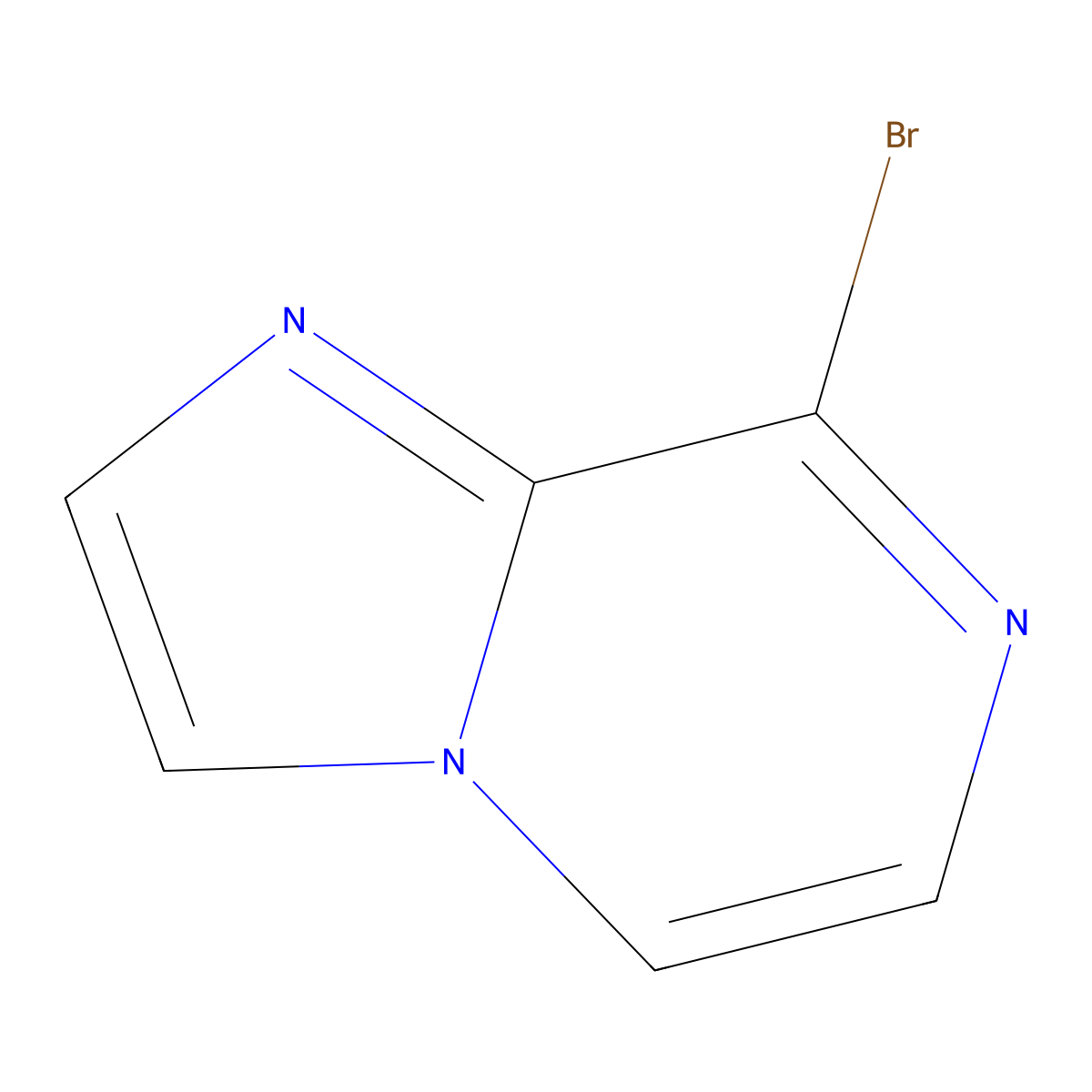 8-Bromoimidazo(1,2-a)pyrazine molecular structure, CAS 69214-34-2
