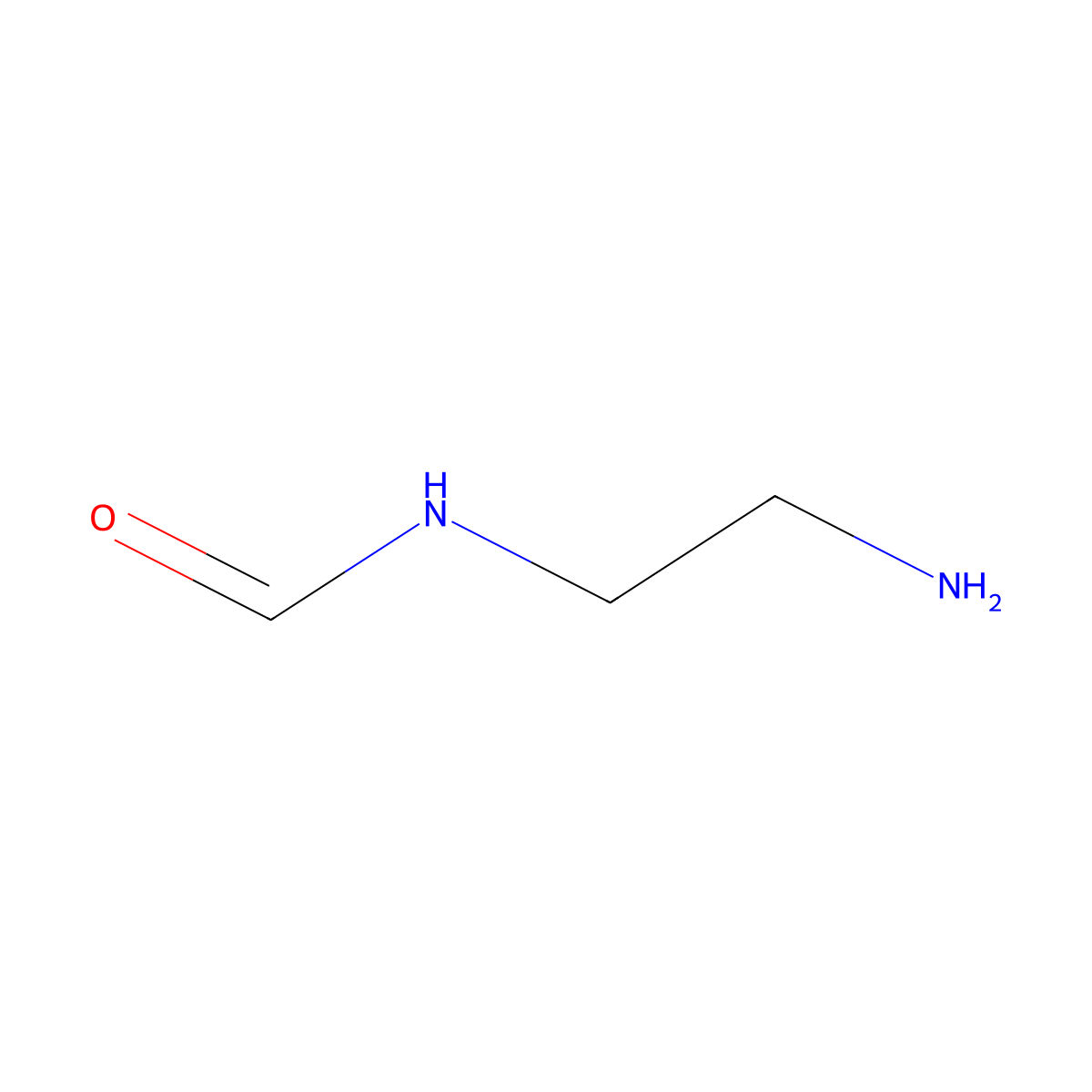 N-(2-Aminoethyl)formamide molecular structure, CAS 69219-13-2