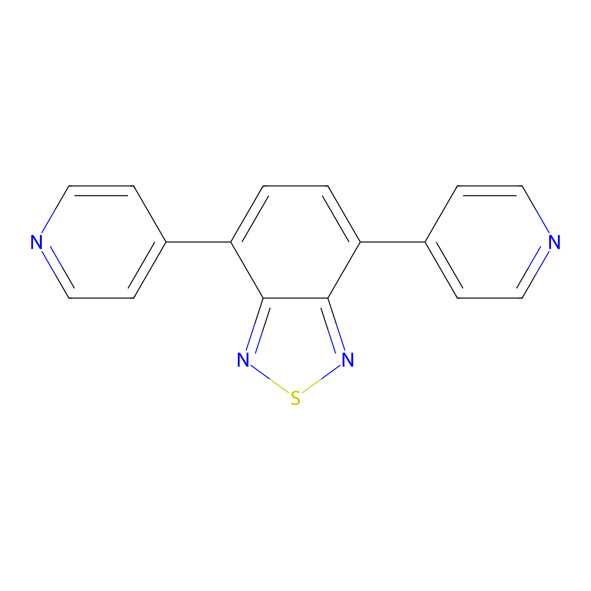 4,7-Di(pyridin-4-yl)benzo[c][1,2,5]thiadiazole molecular structure, CAS 692259-93-1