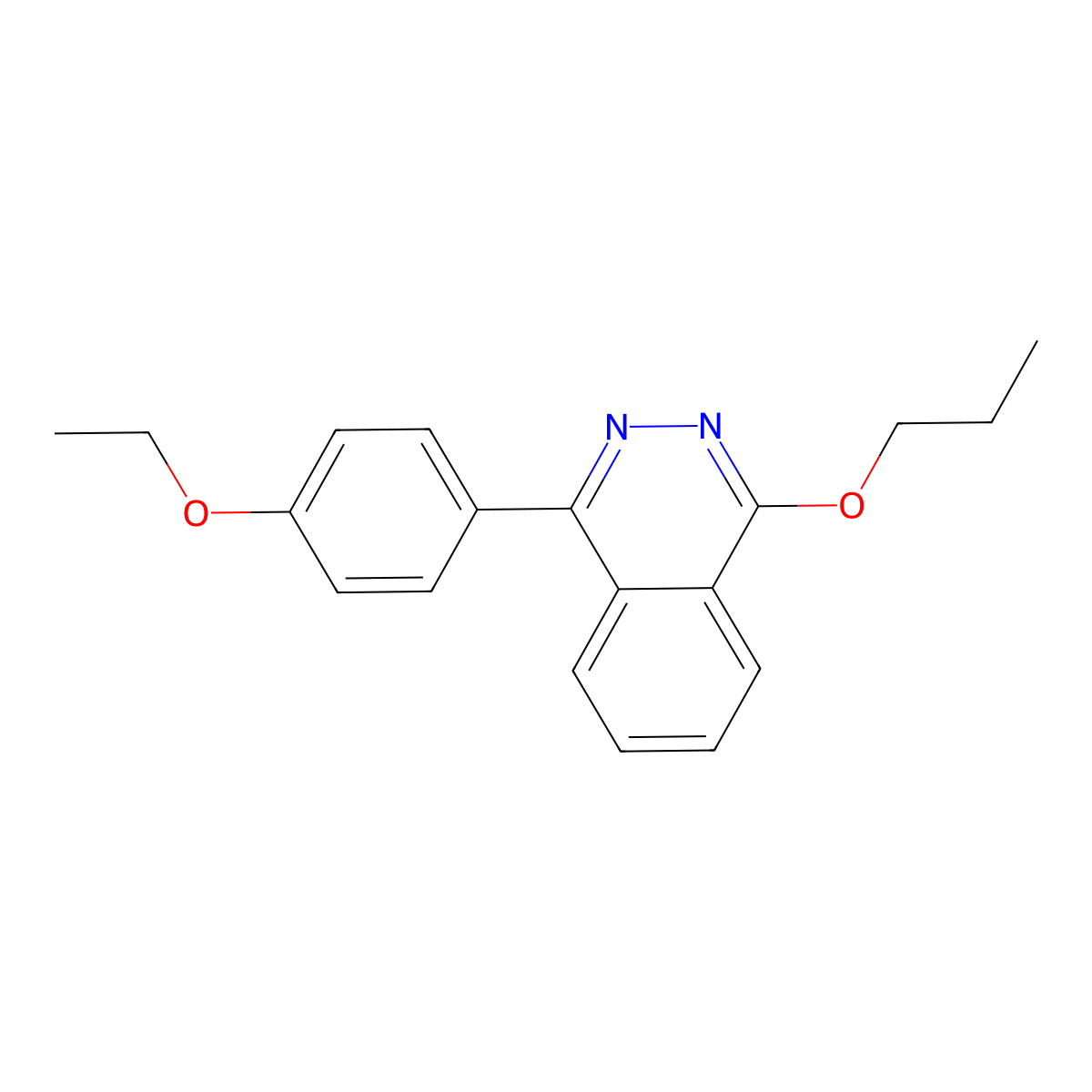 1-(4-Ethoxyphenyl)-4-propoxyphthalazine molecular structure, CAS 692261-72-6
