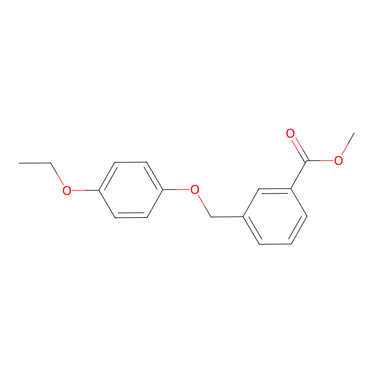 Methyl 3-[(4-ethoxyphenoxy)methyl]benzoate molecular structure, CAS 692269-62-8