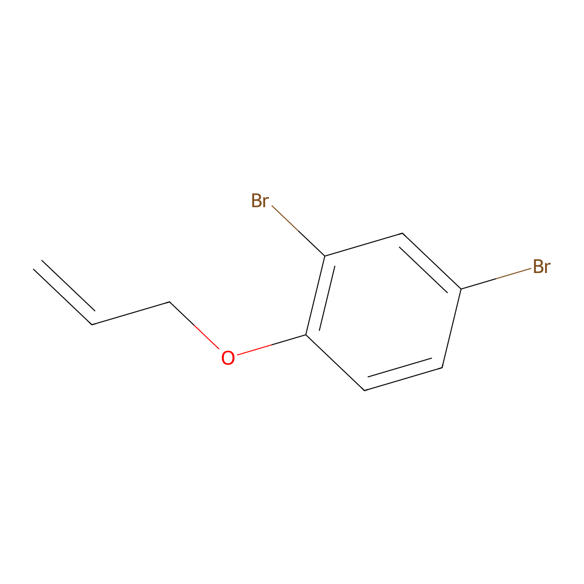 2,4-Dibromo-1-[(prop-2-en-1-yl)oxy]benzene molecular structure, CAS 69227-61-8