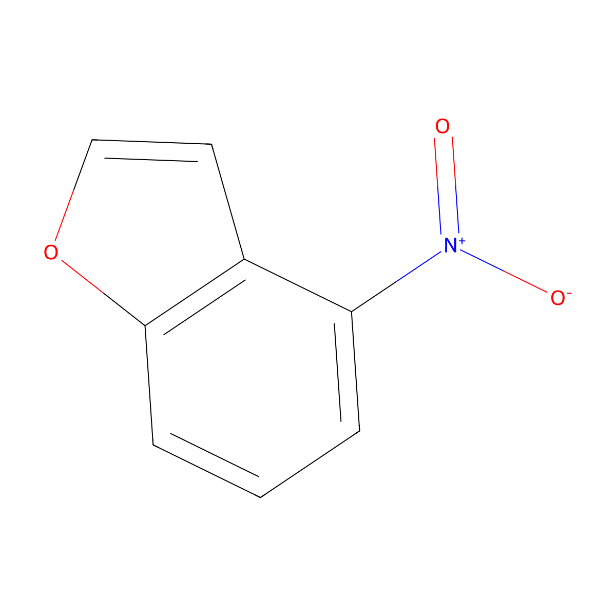 4-Nitrobenzofuran molecular structure, CAS 69227-65-2