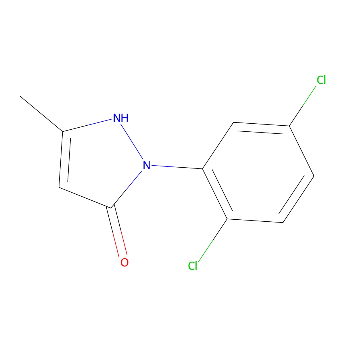 2-(2,5-Dichlorophenyl)-5-methyl-1H-pyrazol-3(2H)-one molecular structure, CAS 692273-24-8