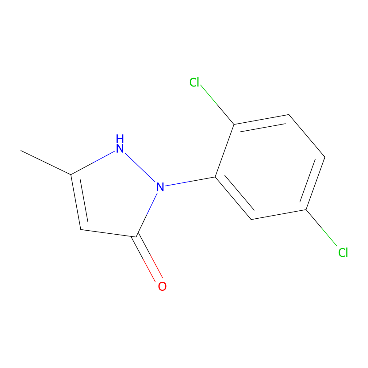 2-(2,5-Dichlorophenyl)-5-methyl-1H-pyrazol-3(2H)-one molecular structure, CAS 692273-24-8
