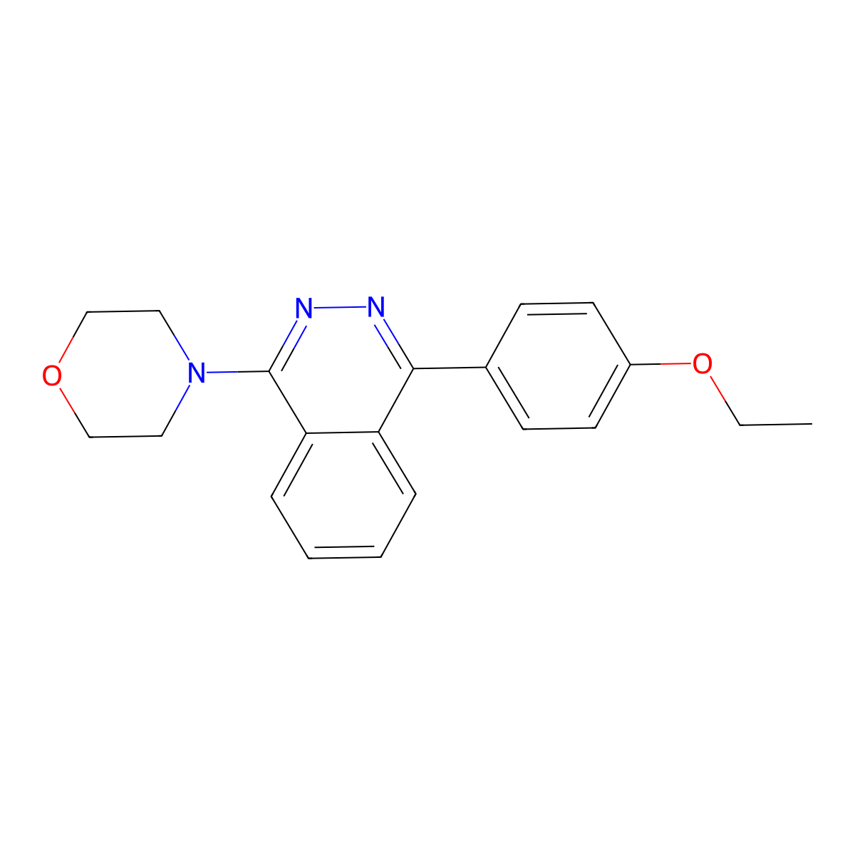 4-[4-(4-Ethoxyphenyl)phthalazin-1-yl]morpholine molecular structure, CAS 692273-30-6