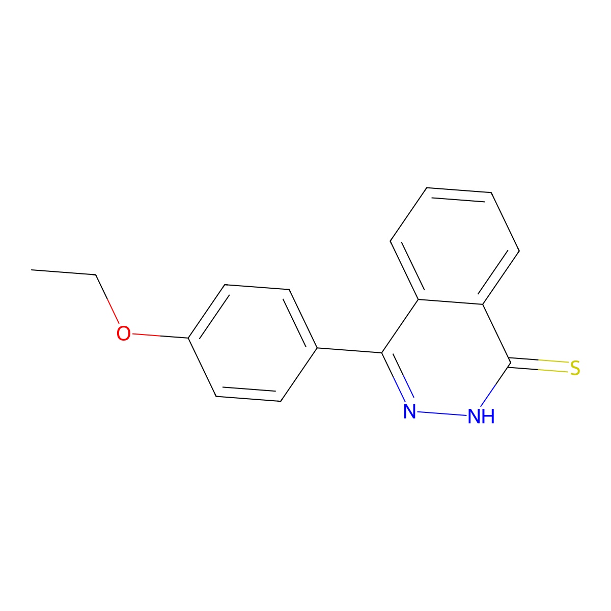 4-(4-ethoxyphenyl)phthalazine-1(2H)-thione molecular structure, CAS 692276-84-9