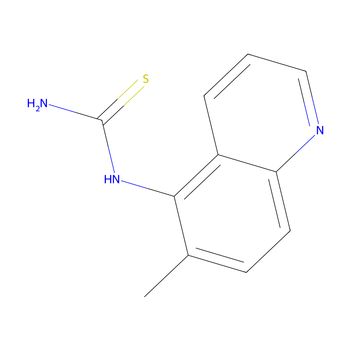 (6-Methylquinolin-5-yl)thiourea molecular structure, CAS 692287-16-4