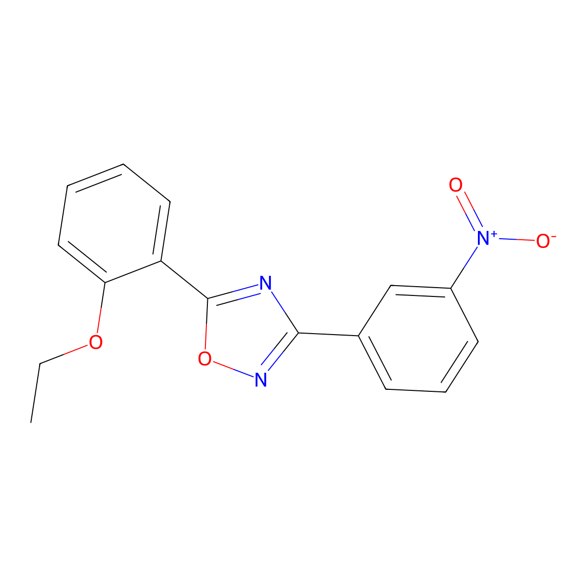 5-(2-Ethoxyphenyl)-3-(3-nitrophenyl)-1,2,4-oxadiazole molecular structure, CAS 692290-33-8