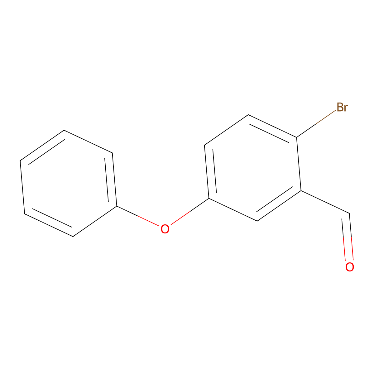 2-Bromo-5-phenoxybenzaldehyde molecular structure, CAS 69240-52-4