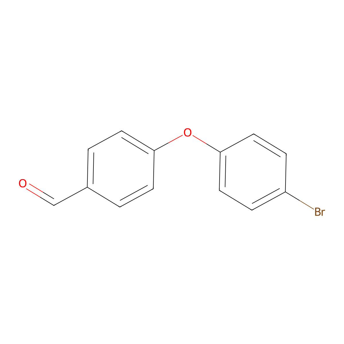 4-(4-Bromophenoxy)benzaldehyde molecular structure, CAS 69240-56-8