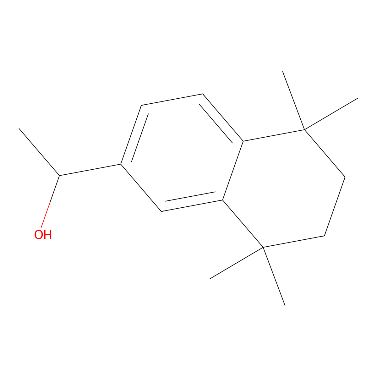1-(5,5,8,8-Tetramethyl-5,6,7,8-tetrahydronaphthalen-2-yl)ethanol molecular structure, CAS 69251-25-8