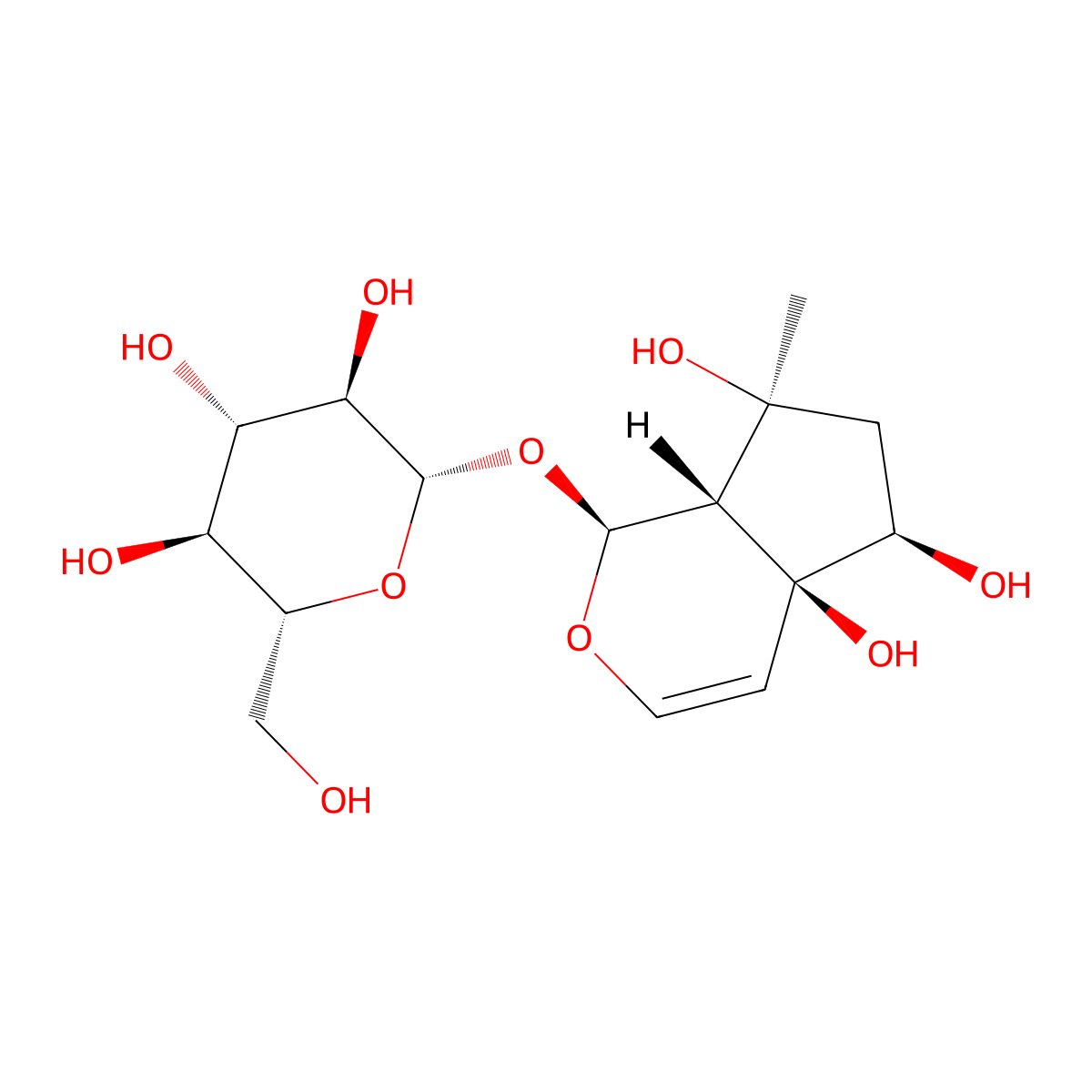 Harpagide molecular structure, CAS 6926-08-5