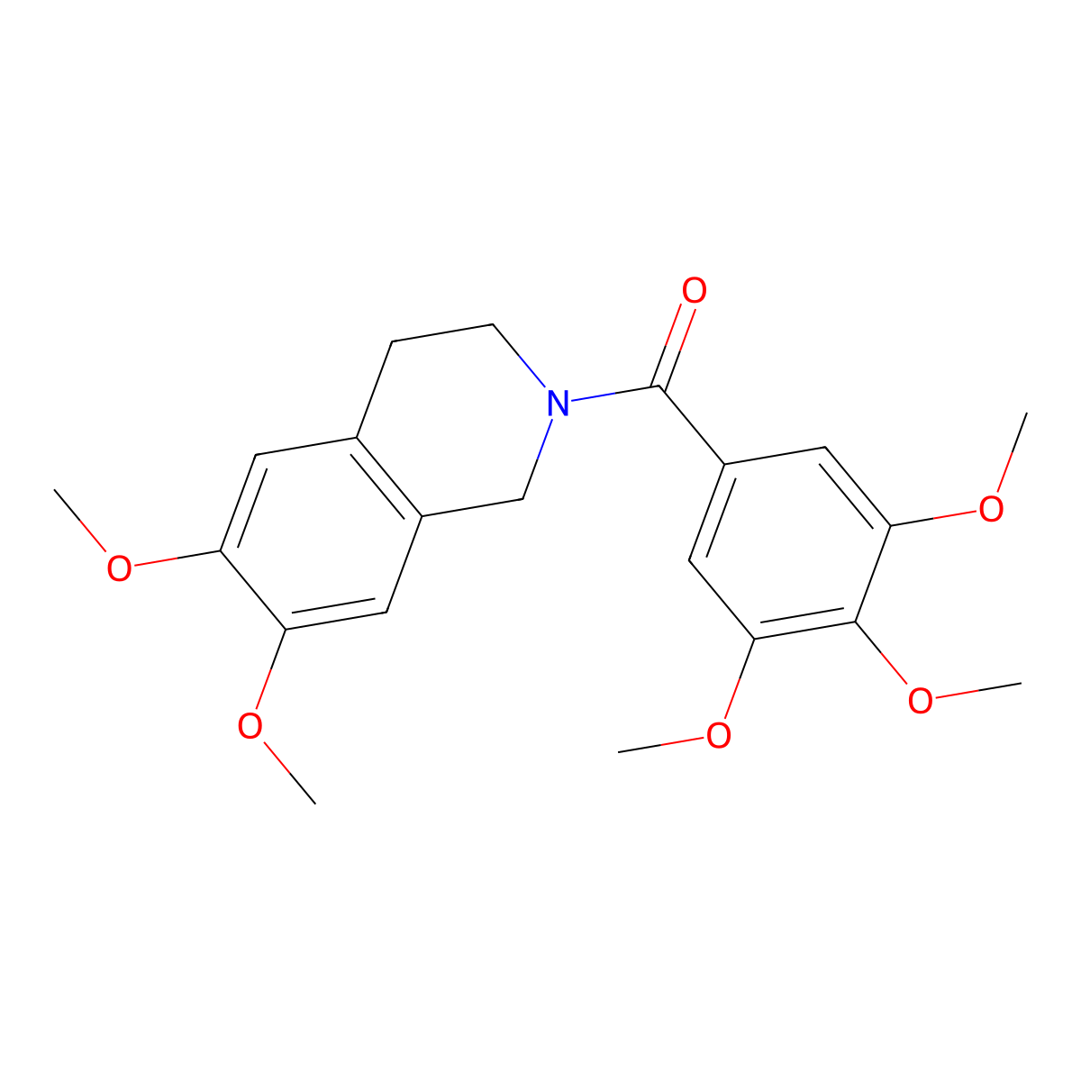 [6,7-dimethoxy-3,4-dihydro-2(1H)-isoquinolinyl](3,4,5-trimethoxyphenyl)methanone molecular structure, CAS 692733-13-4