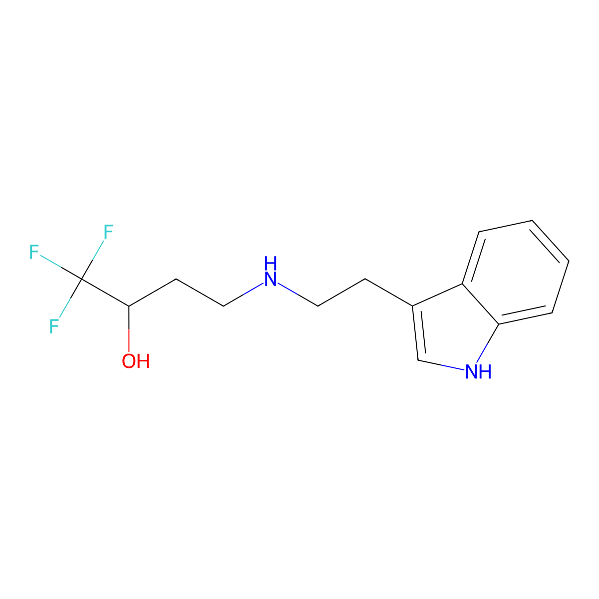 1,1,1-trifluoro-4-{[2-(1H-indol-3-yl)ethyl]amino}-2-butanol molecular structure, CAS 692738-24-2