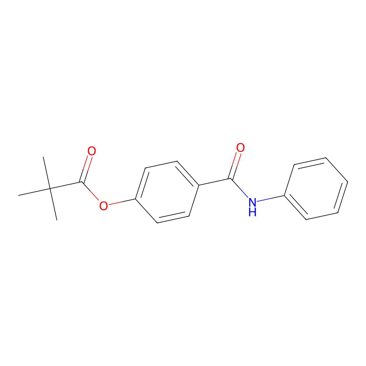 4-(Phenylcarbamoyl)phenyl pivalate molecular structure, CAS 692751-61-4