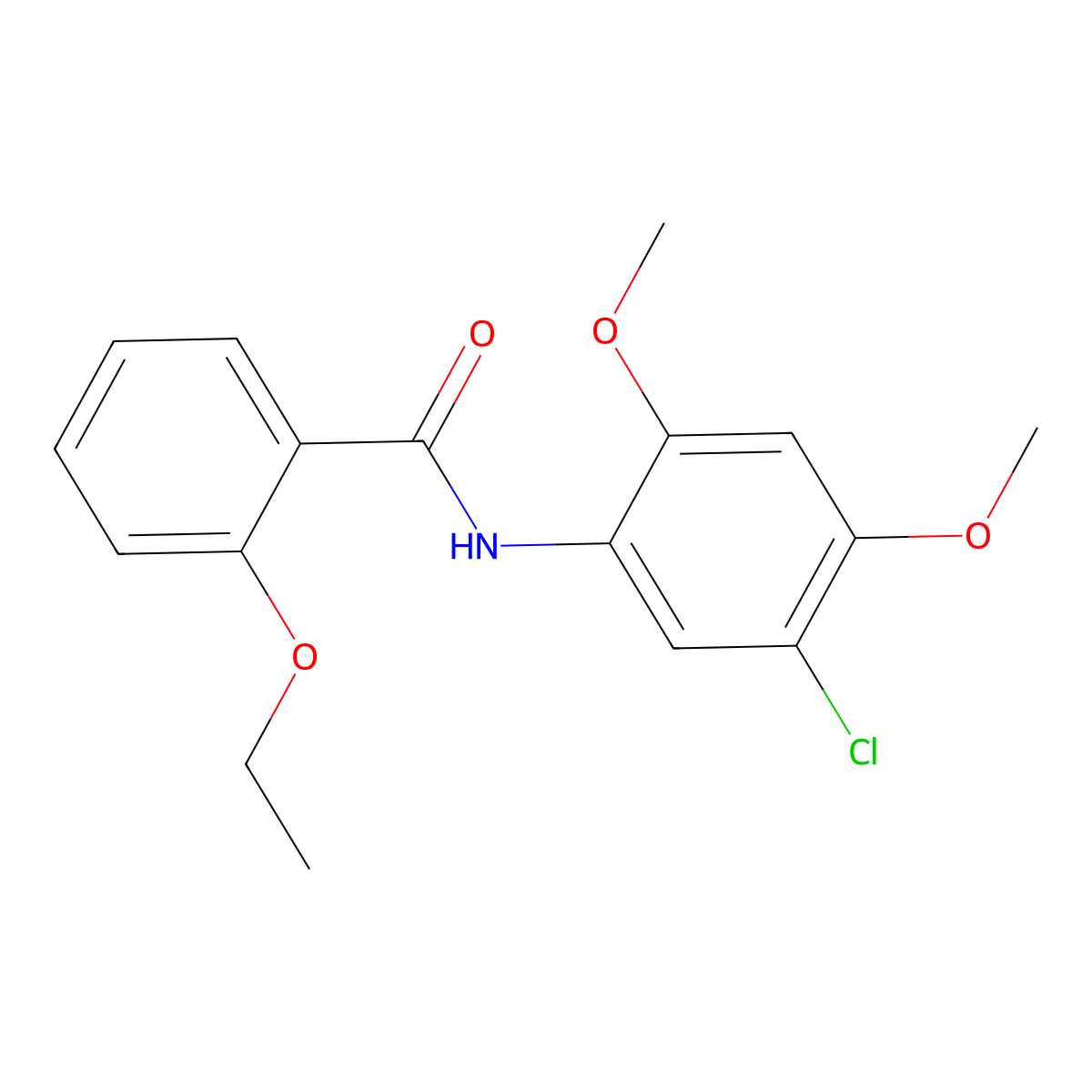 N-(5-chloro-2,4-dimethoxyphenyl)-2-ethoxybenzamide molecular structure, CAS 692767-77-4