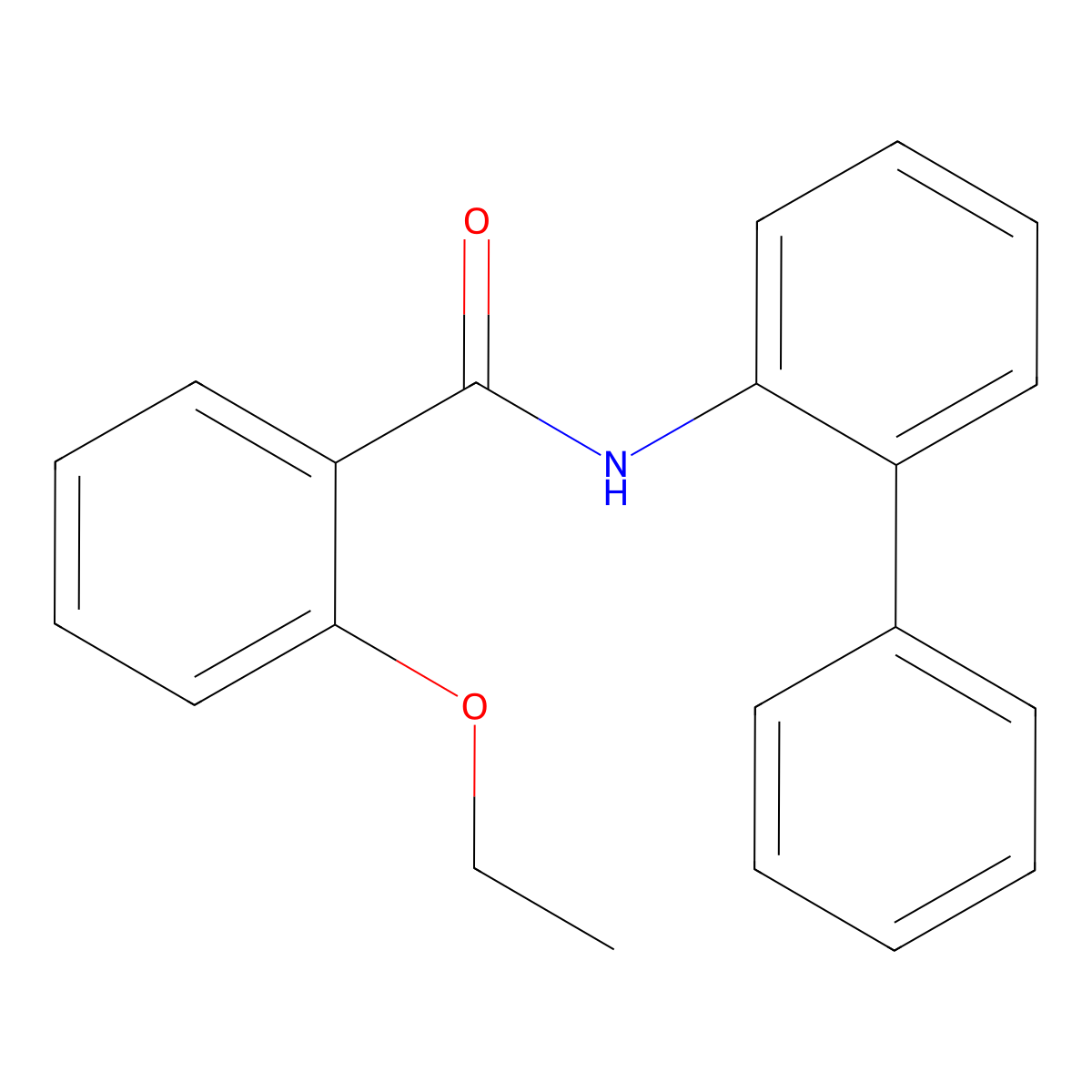 2-ethoxy-N-(2-phenylphenyl)benzamide molecular structure, CAS 692770-65-3