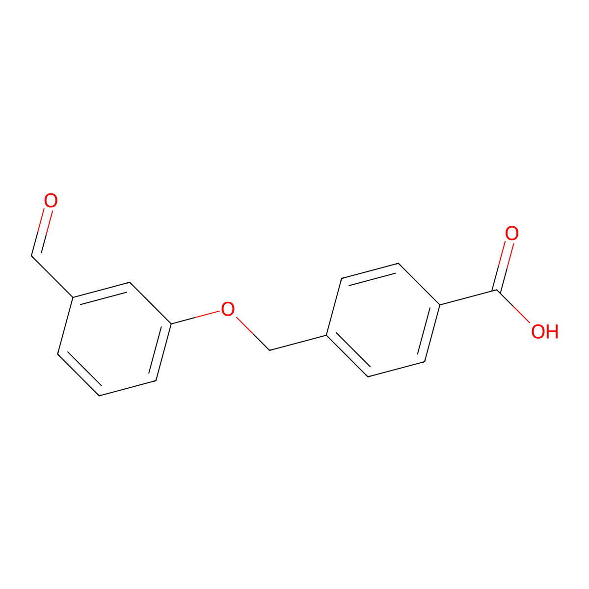 4-[(3-Formylphenoxy)methyl]benzoic acid molecular structure, CAS 692771-89-4