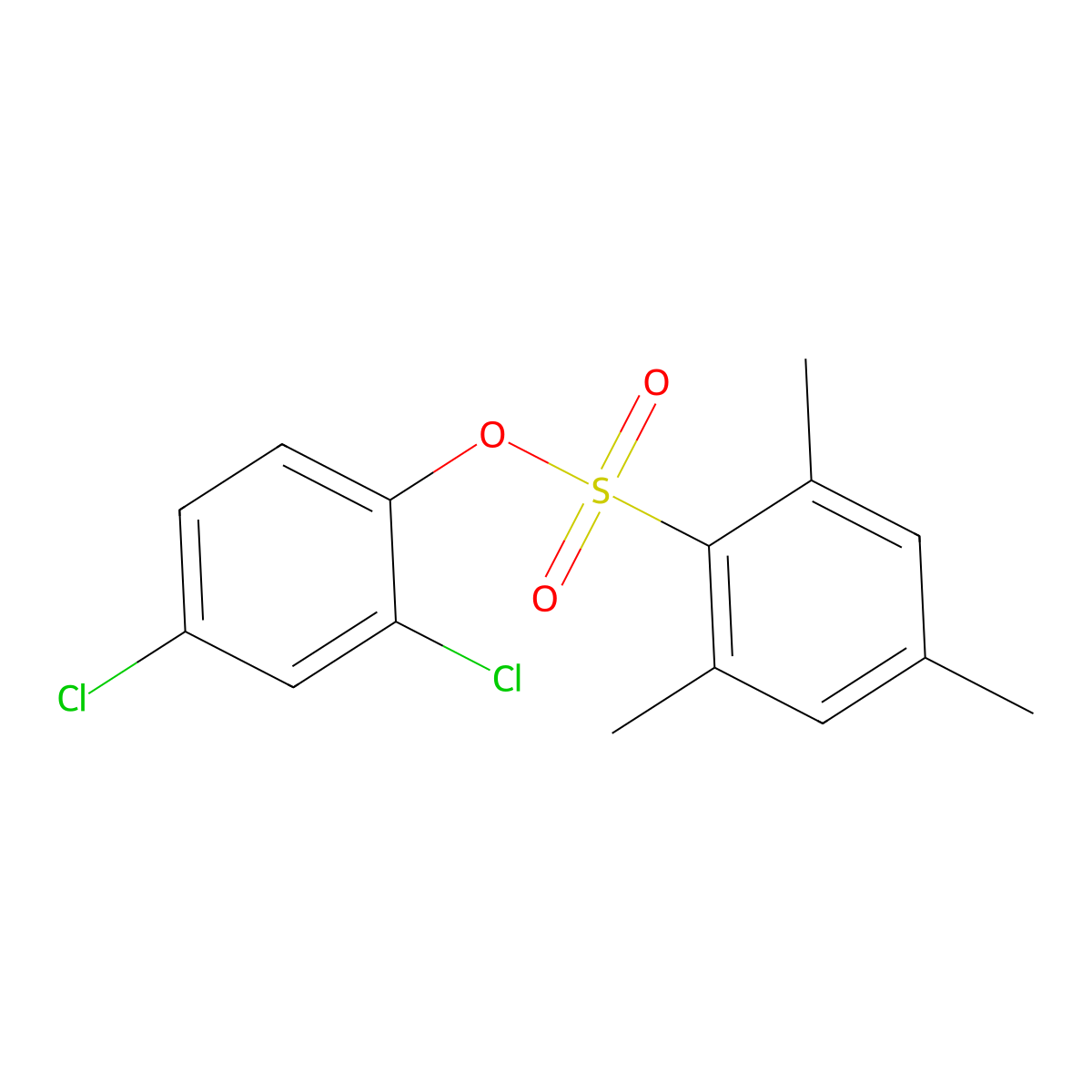 2,4-Dichlorophenyl 2,4,6-trimethylbenzenesulfonate molecular structure, CAS 692775-92-1