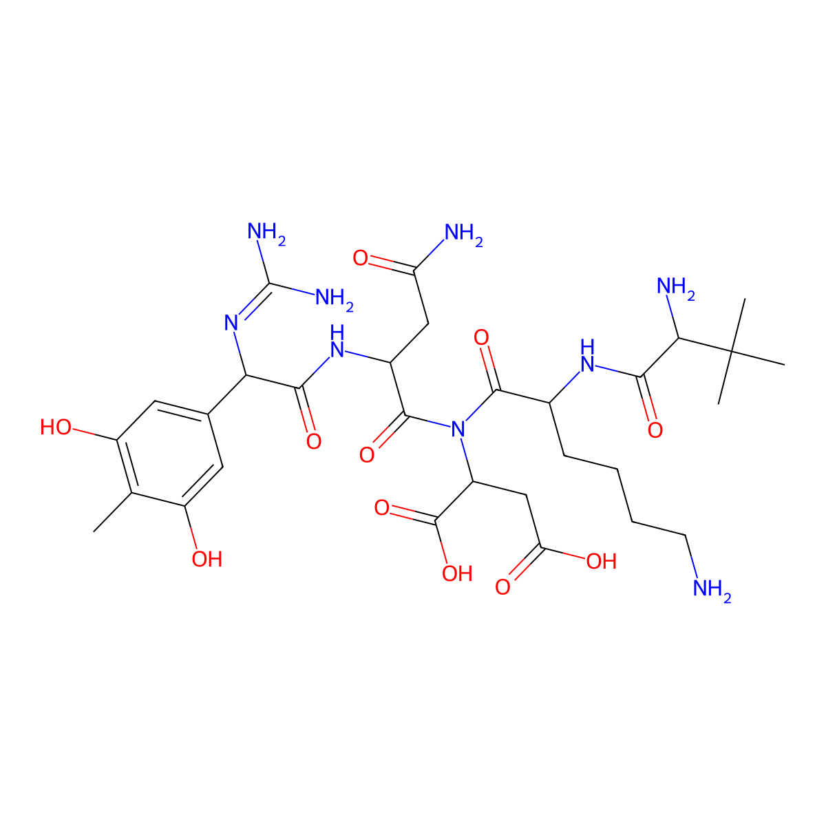 Deoxypheganomycin D molecular structure, CAS 69280-94-0