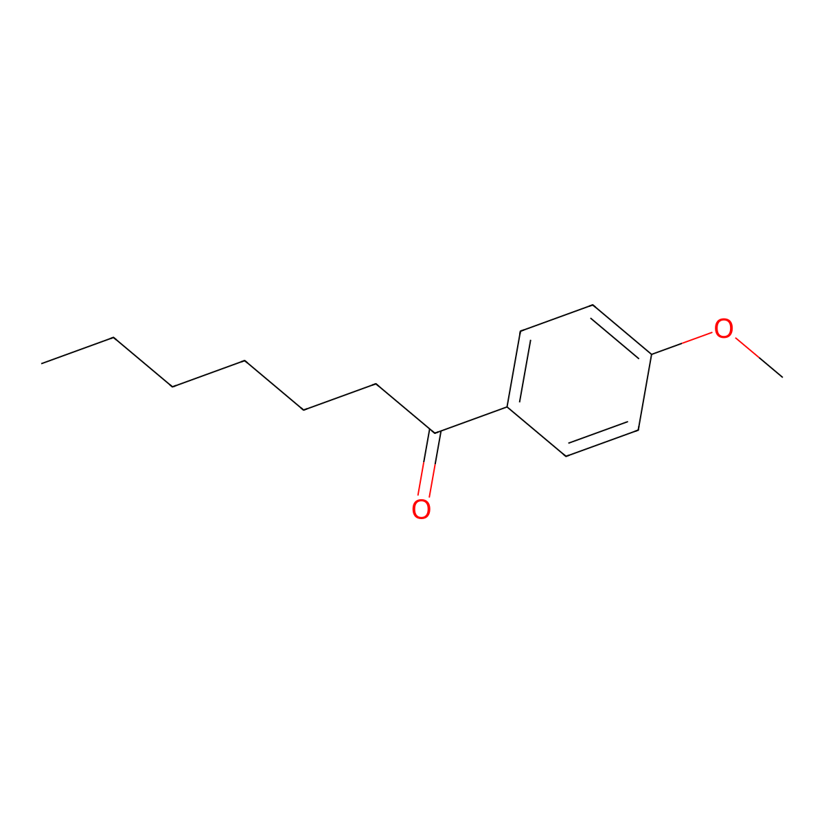 p-Methoxyheptanophenone molecular structure, CAS 69287-13-4
