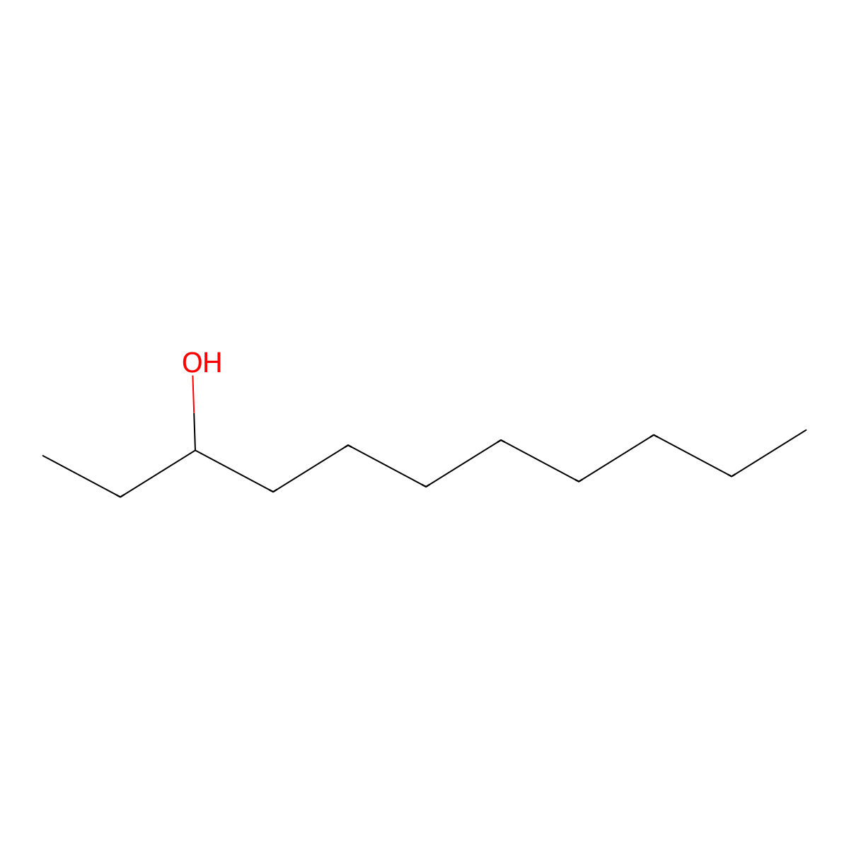 Undecan-3-ol molecular structure, CAS 6929-08-4