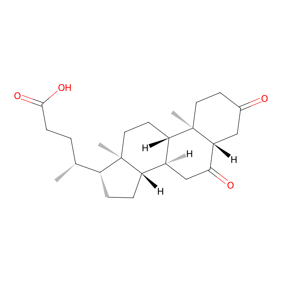 3,6-Dioxo-5alpha-cholan-24-oic Acid molecular structure, CAS 6929-22-2