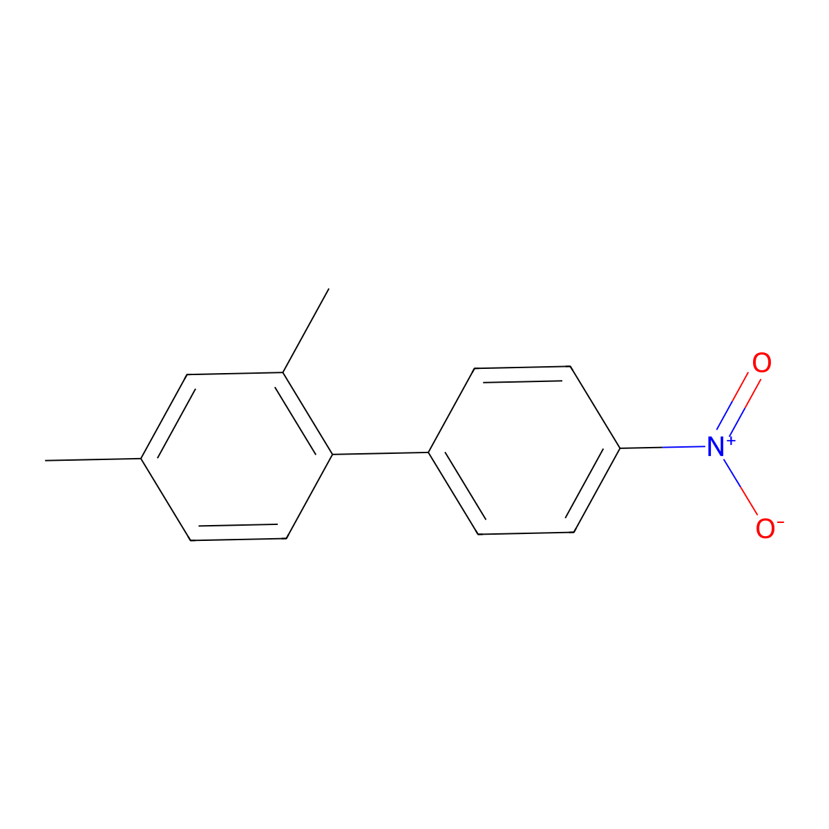 2,4-Dimethyl-1-(4-nitrophenyl)benzene molecular structure, CAS 69299-51-0